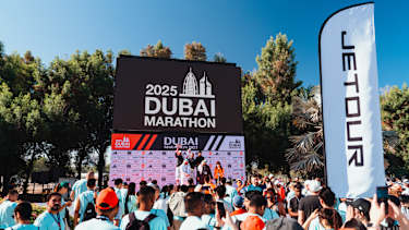 __DISTRIBUTOR_TBD__ and Jetour Bangladesh hit top gear as the Official Automotive Partner of the Dhaka Marathon 2025!