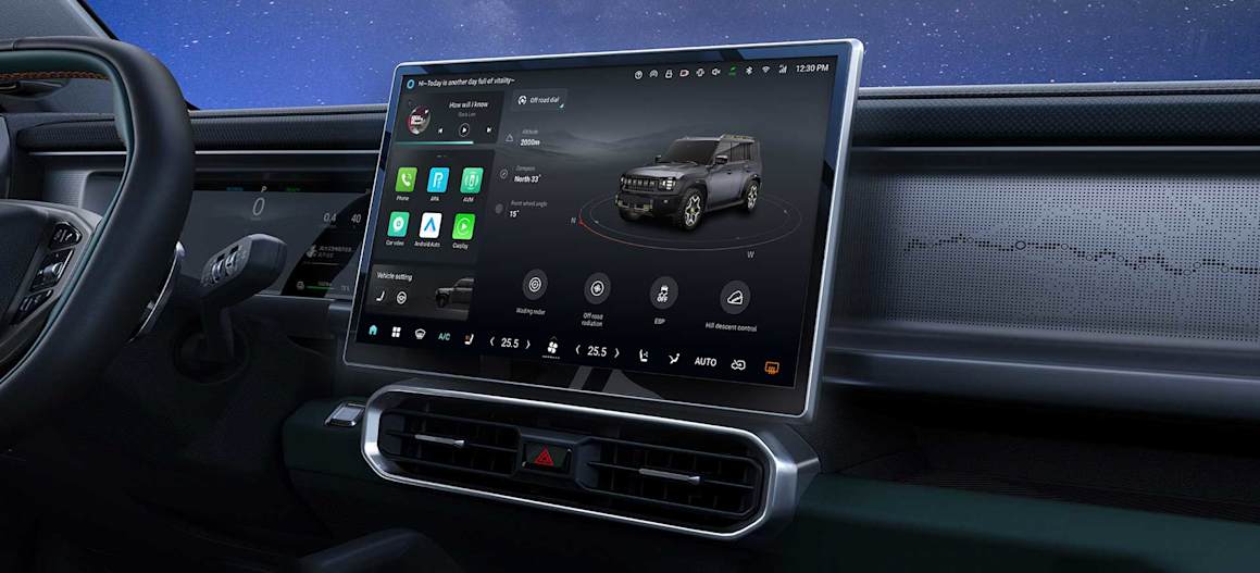 Jetour T2 15.6 Inch High-Res Color Touch Screen