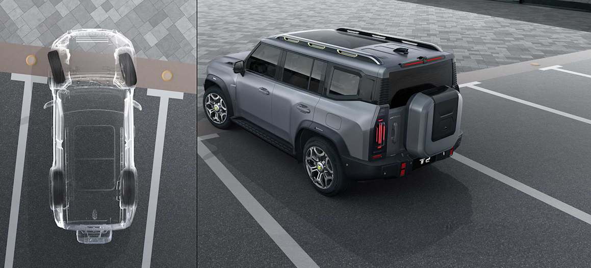 Jetour T2 540 Degree Automatic Parking Assist