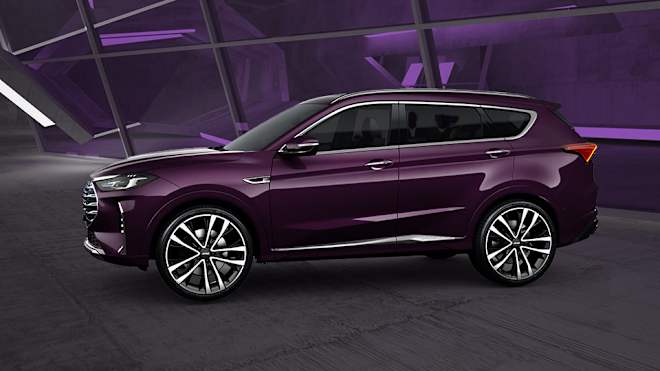 Sleek side lines showcasing Jetour X70 Plus luxury design elements